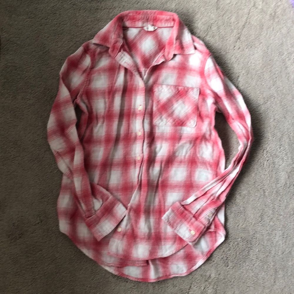 Aeropostale pink flannel